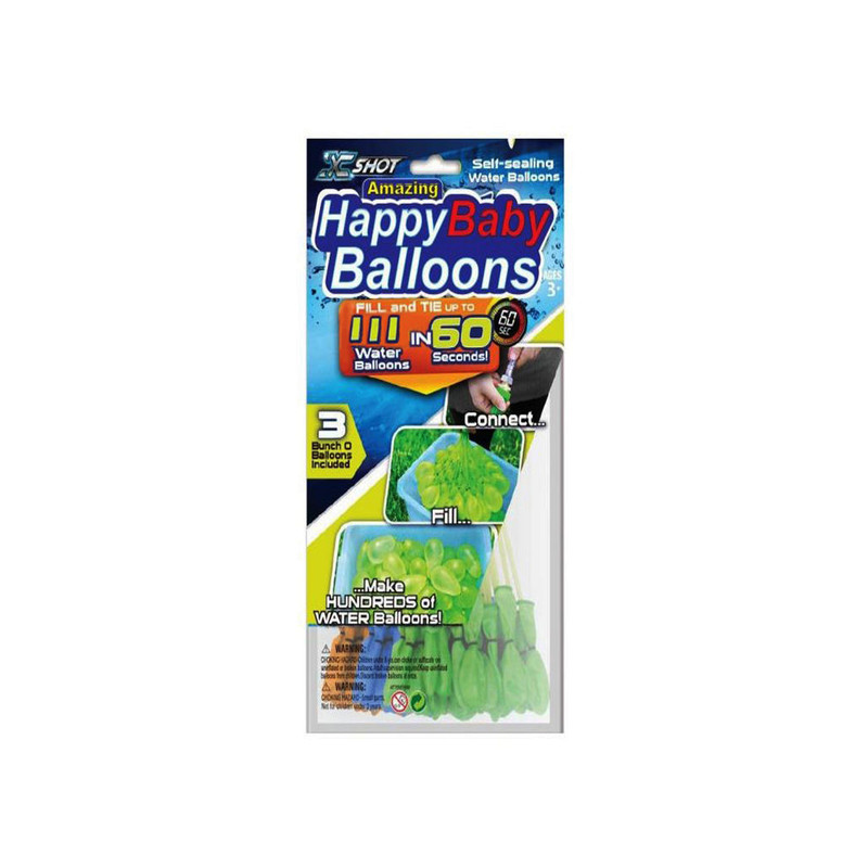 بادکنک آبی مدل happy baby balloons